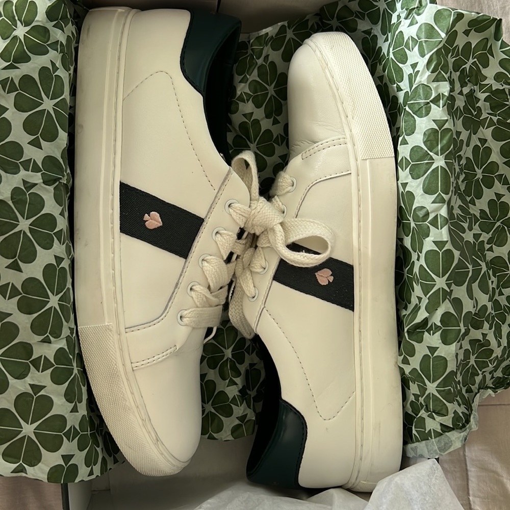 Kate Spade Iggy Napa Calf Sneakers, size 9B